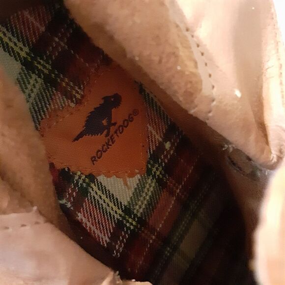 ROCKET DOG VINTANGE Y2K CHUCKY HEEL CAMEL COLOR BOOTIES SZ 6 - Picture 9 of 15